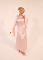 'Arabella' Bow Dress in Pink